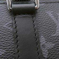 Pre Owned Louis Vuitton Sac Plat Noir Monogram Eclipse Handbag