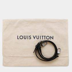 Pre Owned Louis Vuitton Sac Plat Noir Monogram Eclipse Handbag