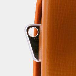 Pre Owned Louis Vuitton Shopper Saffron Cowhide Leather Clutch Bag