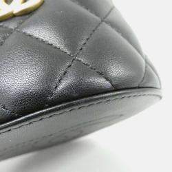 Pre Owned Louis Vuitton S-Lock Black Monogram Taurillon Leather Shoulder Bag