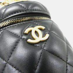 Pre Owned Louis Vuitton S-Lock Black Monogram Taurillon Leather Shoulder Bag