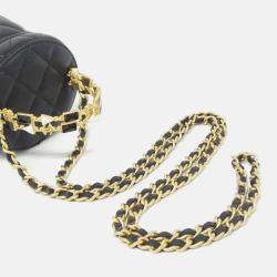 Pre Owned Louis Vuitton S-Lock Black Monogram Taurillon Leather Shoulder Bag