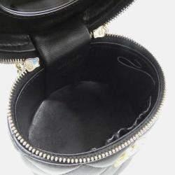 Pre Owned Louis Vuitton S-Lock Black Monogram Taurillon Leather Shoulder Bag