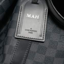Pre Owned Louis Vuitton Damier Graphite Canvas Keepall Bandouliere 55 Bag