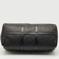 Pre Owned حقيبة لوي فيتون باندوليير كيبل 50 جلد شادو مونوغرام سوداء