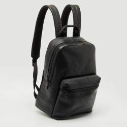 Pre Owned Louis Vuitton Black Monogram Shadow Leather Sprinter Backpack