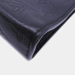 Pre Owned Louis Vuitton Gaston Wearable Wallet Noir Monogram Shadow