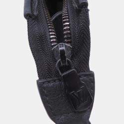 Pre Owned Louis Vuitton Gaston Wearable Wallet Noir Monogram Shadow