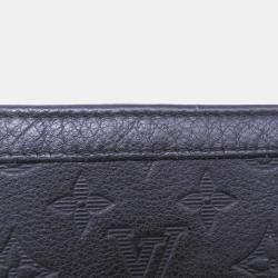 Pre Owned Louis Vuitton Gaston Wearable Wallet Noir Monogram Shadow