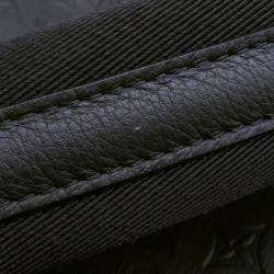 Pre Owned Louis Vuitton Good Away Black Monogram Shadow Leather Backpack