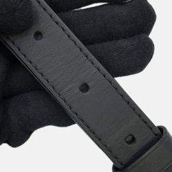 Pre Owned Louis Vuitton Sac Plat Black Monogram Taurillon