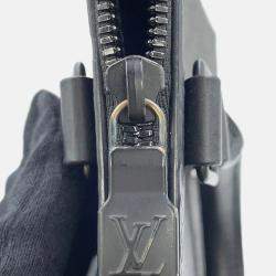 Pre Owned Louis Vuitton Sac Plat Black Monogram Taurillon