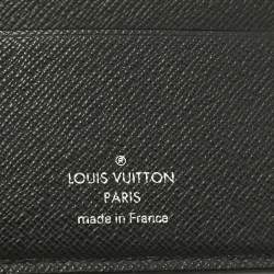 Pre Owned Louis Vuitton Black Epi Leather Slender Wallet
