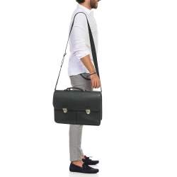 مملوكة مسبقًا حقيبة ماسنجر لوي فيتون جريزلي أليكسي جلد تايغا 