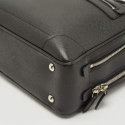 مملوكة مسبقًا حقيبة مستندات لويس فويتون الإسكندر جلد تايغا أسود