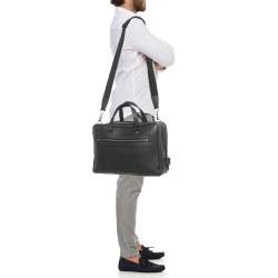 مملوكة مسبقًا حقيبة مستندات لويس فويتون الإسكندر جلد تايغا أسود