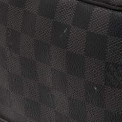 Pre Owned حقيبة لوي فيتون كيباول باندولير كانفاس داميي جرافيت 55