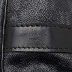 Pre Owned حقيبة لوي فيتون كيباول باندولير كانفاس داميي جرافيت 55