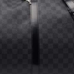 Pre Owned حقيبة لوي فيتون كيباول باندولير كانفاس داميي جرافيت 55