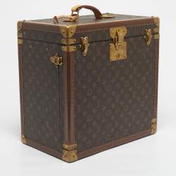 Pre Owned Louis Vuitton Monogram Canvas Watch Trunk