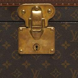 Pre Owned Louis Vuitton Monogram Canvas Watch Trunk