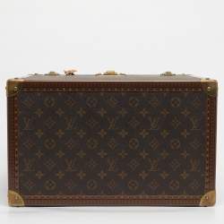 Pre Owned Louis Vuitton Monogram Canvas Watch Trunk