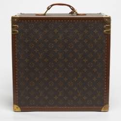Pre Owned Louis Vuitton Monogram Canvas Watch Trunk