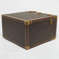 Pre Owned Louis Vuitton Monogram Canvas Watch Trunk