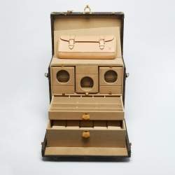 Pre Owned Louis Vuitton Monogram Canvas Watch Trunk