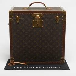 Pre Owned Louis Vuitton Monogram Canvas Watch Trunk