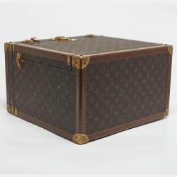 Pre Owned Louis Vuitton Monogram Canvas Watch Trunk