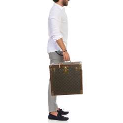 Pre Owned Louis Vuitton Monogram Canvas Watch Trunk