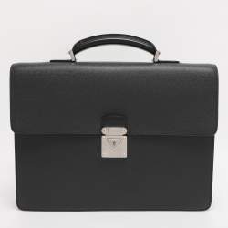 Pre Owned Louis Vuitton Grey Taiga Leather Robusto 1 Compartment Briefcase