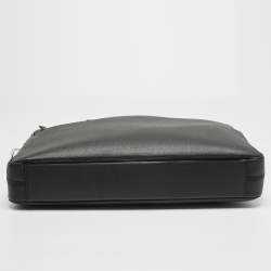 مملوكة مسبقًا Louis Vuitton Black Taiga Leather Porte Documents Briefcase Bag