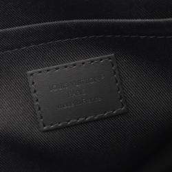Pre Owned Louis Vuitton Fastline Aerogram Black Leather Shoulder Bag