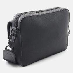 Pre Owned Louis Vuitton Fastline Aerogram Black Leather Shoulder Bag
