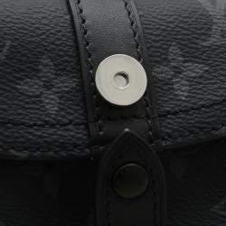 Pre Owned Louis Vuitton Christopher Nano Monogram Eclipse Canvas Shoulder Bag