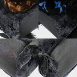 Pre Owned Louis Vuitton Automne Hiver Brown/Black Multi-Fur Backpack