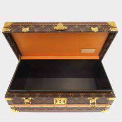 Pre Owned Louis Vuitton Coffret Champagne Brown Monogram Canvas Trunk