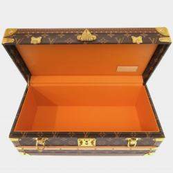 Pre Owned Louis Vuitton Coffret Champagne Brown Monogram Canvas Trunk
