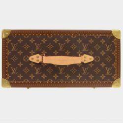 Pre Owned Louis Vuitton Coffret Champagne Brown Monogram Canvas Trunk