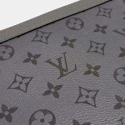 Pre Owned Louis Vuitton Grey Fabric Pochette Voyage MM