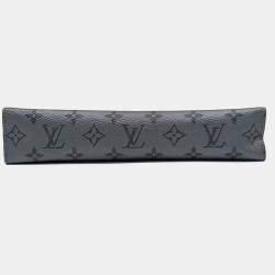 Pre Owned Louis Vuitton Grey Fabric Pochette Voyage MM