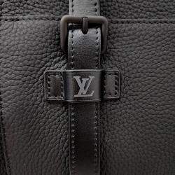 Pre Owned Louis Vuitton Black Leather Christopher tote bag