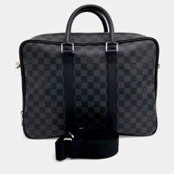 Pre Owned Louis Vuitton Black PVC Graphite E-Care