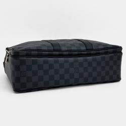 Pre Owned Louis Vuitton Black Coated canvas Graphite E-Care