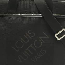 Pre Owned حقيبة حاسوب لويس فيتون أسوسييه بي إم قماش جينت دامير أسود