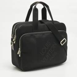 Pre Owned حقيبة حاسوب لويس فيتون أسوسييه بي إم قماش جينت دامير أسود