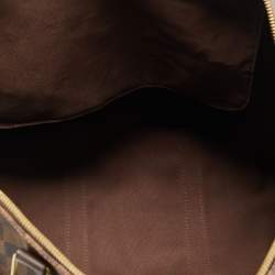 Pre Owned Louis Vuitton Damier Ebene Canvas Keepall Bandouliere 55 Bag