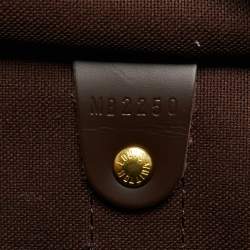 Pre Owned Louis Vuitton Damier Ebene Canvas Keepall Bandouliere 55 Bag
